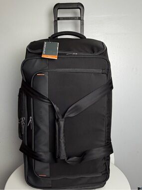 BRIGGS & RILEY -27” Medium Upright Duffle ZDX Black (Brand New) 85L